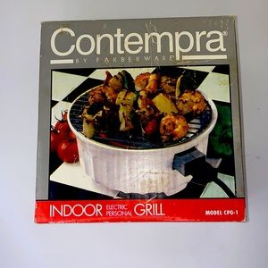 Indoor electric personal grill